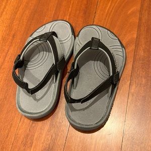 Columbia Kids sandals removable strap 8 - black/gray